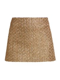 Shop Alice Olivia Rubi Tweed Micro Miniskirt at Saks Fifth Avenue