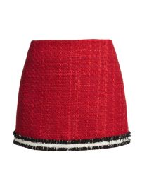 Shop Alice Olivia Rubi Tweed Miniskirt at Saks Fifth Avenue