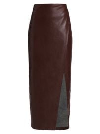 Shop Alice Olivia Siobhan Faux Leather Skirt at Saks Fifth Avenue