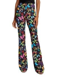 Shop Alice Olivia Teeny Butterfly Print Pants at Saks Fifth Avenue