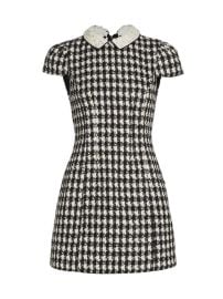 Shop Alice Olivia Velia Tweed Minidress at Saks Fifth Avenue