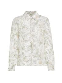 Shop Alice Olivia Willa Floral Silk Blouse at Saks Fifth Avenue