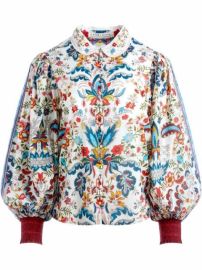 Shop Alicex2BOlivia April floral print buttoned blouse with Express Delivery - at Farfetch