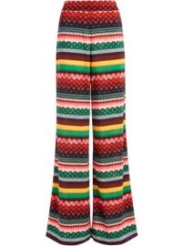 Shop Alicex2BOlivia Athena Boho Geo-print wide-leg trousers with Express Delivery - at Farfetch