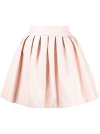 Shop Alicex2BOlivia Fizer box-pleated skirt with Express Delivery - at Farfetch