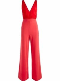 Shop Alicex2BOlivia Gale deep v-neck jumpsuit with Express Delivery - at Farfetch