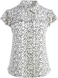 Shop Alicex2BOlivia Malinda horseshoe-print blouse with Express Delivery - at Farfetch