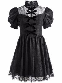 Shop Alicex2BOlivia bow detailling flared dress with Express Delivery - at Farfetch