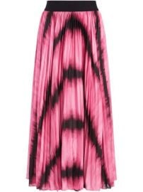 Shop Alicex2BOlivia tie dye-print pleated midi skirt with Express Delivery - at Farfetch