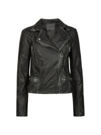 Shop AllSaints Cargo Leather Biker Jacket at Saks Fifth Avenue