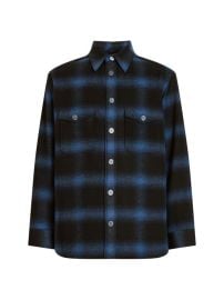 Shop AllSaints Rotation Shadow Plaid Shirt Saks Fifth Avenue at Saks Fifth Avenue