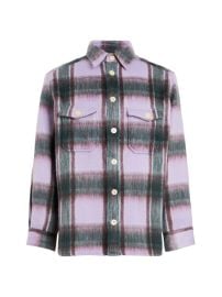 Shop AllSaints Zeiser Plaid Button-Front Shirt at Saks Fifth Avenue