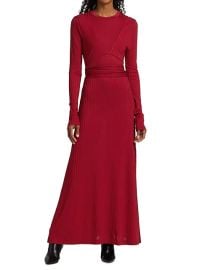 Shop Altuzarra Masika Ribbed Jersey Maxi Dress at Saks Fifth Avenue