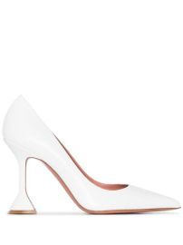 Shop Amina Muaddi Ami 95mm pointed-toe pumps with Express Delivery - at Farfetch