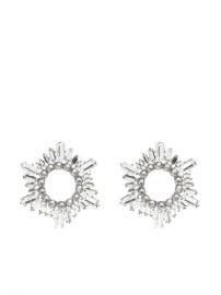 Shop Amina Muaddi Begum crystal earrings with Express Delivery - at Farfetch