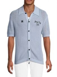 Shop Amiri Amiri Surf Club Crotchet Short-Sleeve Shirt at Saks Fifth Avenue