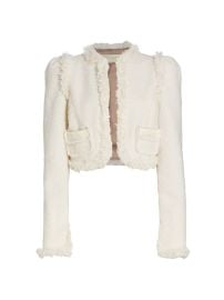 Shop Anna Mason Carrie Tailored Tweed Jacket at Saks Fifth Avenue