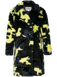 Shop Apparis Jahaira camouflage faux-fur coat with Express Delivery - at Farfetch