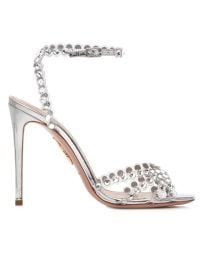 Shop Aquazzura Tequila Crystal-Embellished Sandals at Saks Fifth Avenue