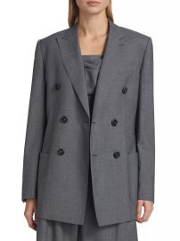 Shop Armarium Lucas Double-Breasted Wool Jacket at Saks Fifth Avenue