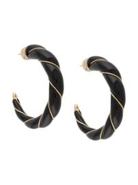 Shop Aurelie Bidermann Diana creole earrings with Express Delivery - at Farfetch