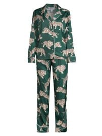 Shop Averie Sleep Two-Piece Tiger Print Pajama Set at Saks Fifth Avenue