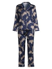 Shop Averie Sleep Two-Piece Tiger Print Pajama Set at Saks Fifth Avenue