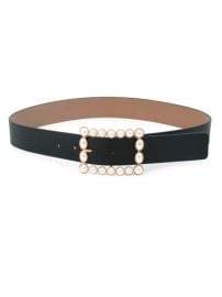 Shop B-Low The Belt Joan Faux Pearl-Embellished Leatehr Belt at Saks Fifth Avenue