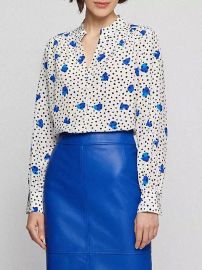 Shop BOSS Tailored Blouse at Saks Fifth Avenue