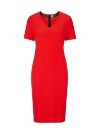 Shop BOSS V-Neck Business Dress at Saks Fifth Avenue