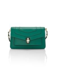 Shop BVLGARI Serpenti Forever Leather Shoulder Bag at Saks Fifth Avenue