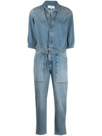 Shop BaampSh Frida denim jumpsuit with Express Delivery - at Farfetch