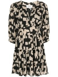 Shop BaampSh Pulse V-neck dress with Express Delivery - at Farfetch