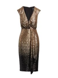 Shop Badgley Mischka Ombr Sequin Sheath Dress at Saks Fifth Avenue