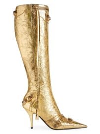 Shop Balenciaga Cagole 90MM Metallized Boots at Saks Fifth Avenue