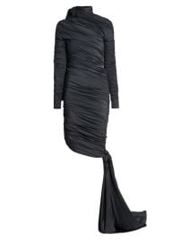 Shop Balenciaga Draped Twisted Knots Mini-Dress at Saks Fifth Avenue