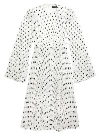 Shop Balenciaga Hand Drawn Polka Dot Pleated Dress at Saks Fifth Avenue