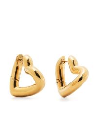 Shop Balenciaga heart-shaped hoop earrings with Express Delivery - at Farfetch