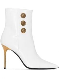 Shop Balmain Roni leather ankle boots with Express Delivery - at Farfetch