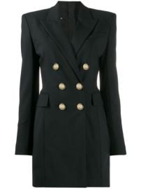 Shop Balmain double-breasted blazer dress with Express Delivery - at Farfetch