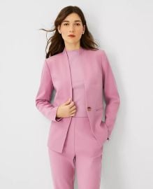Shop Bi-Stretch Suiting Collection in Mauve at Ann Taylor