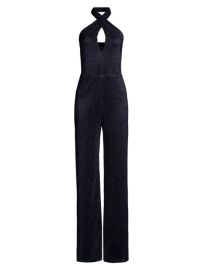 Shop Black Halo Bode Halter Jumpsuit at Saks Fifth Avenue