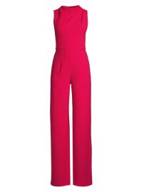 Shop Black Halo Corinne Sleeveless Flared-Leg Jumpsuit at Saks Fifth Avenue