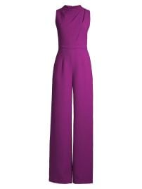 Shop Black Halo Corinne Sleeveless Flared-Leg Jumpsuit at Saks Fifth Avenue