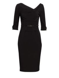 Shop Black Halo Jackie O Three-Quarter Sleeve Dress at Saks Fifth Avenue