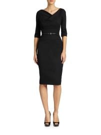 Shop Black Halo Jackie O Three-Quarter Sleeve Dress at Saks Fifth Avenue