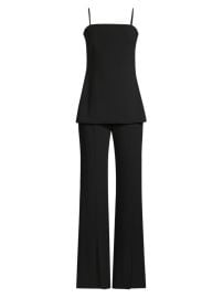 Shop Black Halo Jaslyn Drop-Waist Flared Jumpsuit at Saks Fifth Avenue