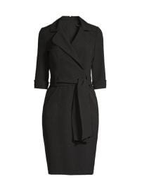 Shop Black Halo Lucinda Belted Sheath Dress at Saks Fifth Avenue