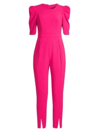 Shop Black Halo Russo Puff-Sleeve Jumpsuit at Saks Fifth Avenue