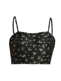 Shop Black Iris Betty Floral Crop Top at Saks Fifth Avenue